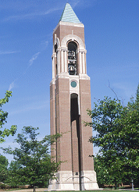 Ball State University’s Shafer Tower