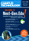 Campus Technology 2008 Conference Brochure