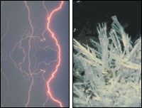 Lightning and Ice Crystals