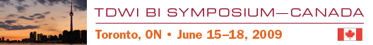 TDWI BI Symposium—Canada